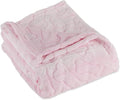R0BTECH Bone Dry Embossed Bone Print Pet Blanket, Pink, 36x48"