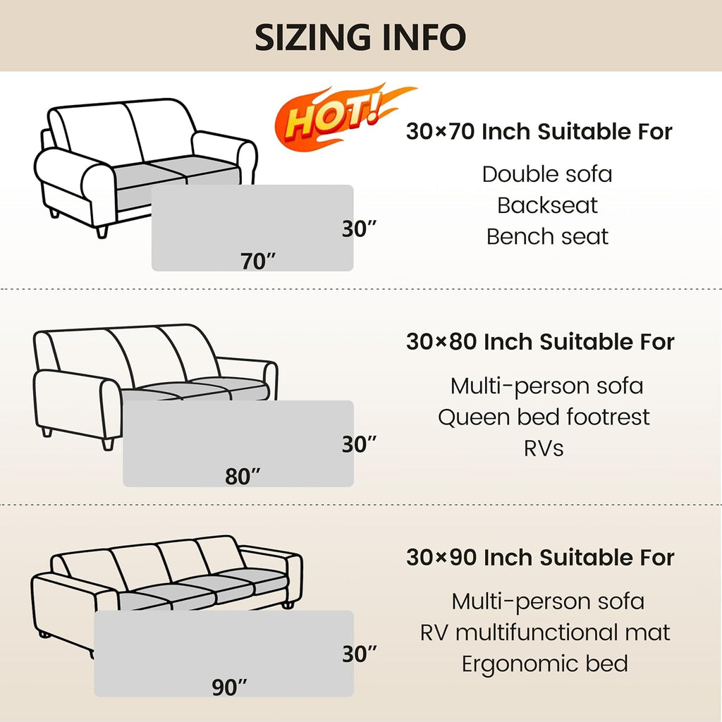 R0BTECH 3X Stronger Waterproof Pet Blanket, Scratch Proof Furniture Protector for Dogs Cats, Reversible Cover 30x70 Inch, Dark Grey/Light Grey