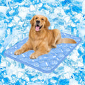 R0BTECH Dog Cooling Mat 2.0, Ocean Blue,44" x 32" Thick & Durable Cooling Mat for Extra Large Dogs, Long-Lasting Cool with Waterproof & Color-Changing Arc-Chill Tech (Q-Max>0.5) Washable& Non-Toxic